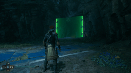 Devastated Settlement - Green Laser Gate Location