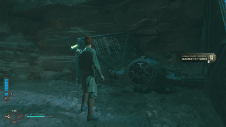 Fallen Order - Crashed Tie Fighter In Game Image