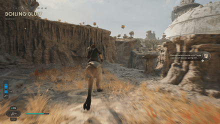 Head Towards the raised section