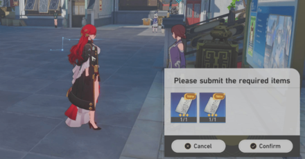 Honkai Star Rail - Return notes to Mei