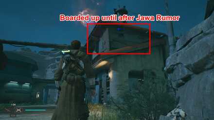 Jedi Survivor Boarded Up House