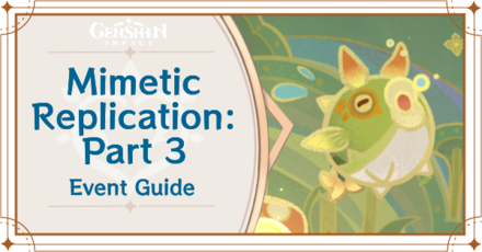 Genshin - Mimetic Replication Part 3 Fish Event Guide