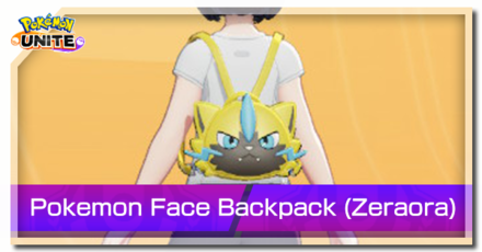 Pokemon UNITE - Pokemon Face Backpack Zeraora Article Banner
