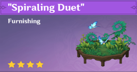 Genshin Impact - How to Get Spiraling Duet Furnishing