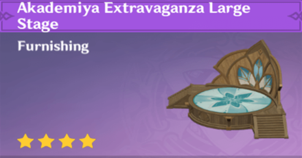 Genshin Impact - How to Get Akademiya Extravaganza Large Stage Furnishing