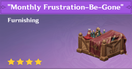Genshin Impact - How to Get Monthly Frustration-Be-Gone Furnishing