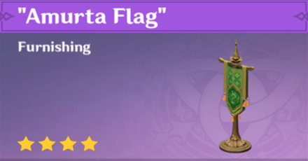 Genshin Impact - How to Get Amurta Flag Furnishing
