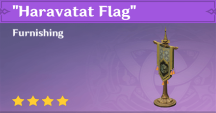 Genshin Impact - How to Get Haravatat Flag Furnishing