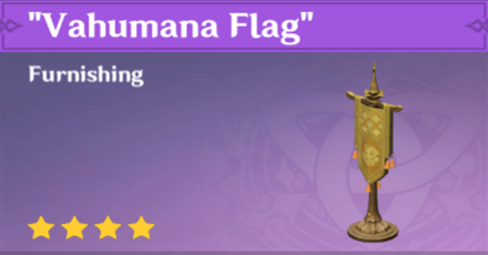 Genshin Impact - How to Get Vahumana Flag Furnishing