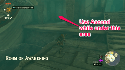 Zelda Totk - How to Reach Nachoyah Shrine  Step 1