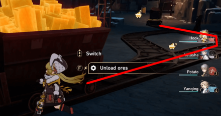 Honkai Star Rail - Mine Cart Test 7 Solution Step 2