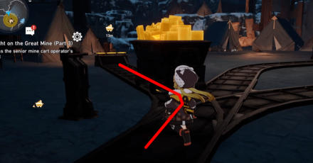 Honkai Star Rail - Mine Cart Test 7 Solution Step 11.