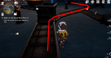 Honkai Star Rail - Mine Cart Test 8 Solution Step 3