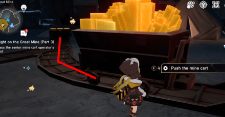 Honkai Star Rail - Mine Cart Test 8 Solution Step 7