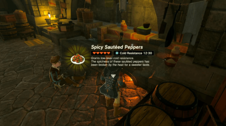 TOTK - Status Effects and Buffs in Recipes