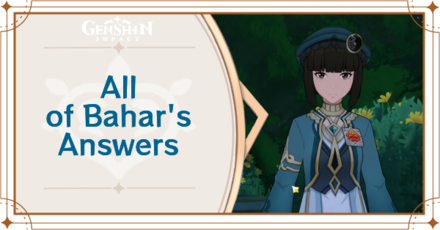 Genshin Impact - Bahar