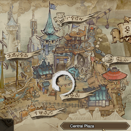 Monster Hunter Rise (MH Rise) - Central Plaza Map