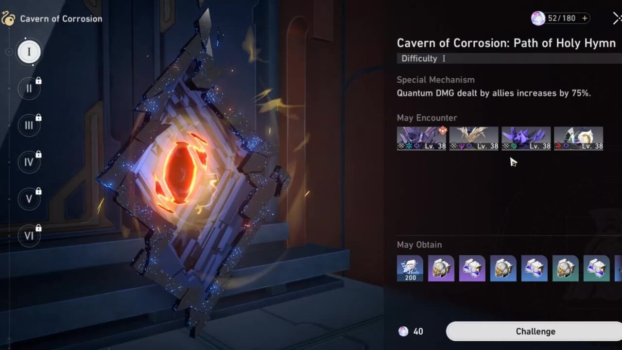Honkai Star Rail - Cavern of Corrosion Rewards