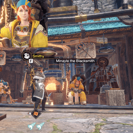 Monster Hunter Rise (MH Rise) - Minayle the Blacksmith Location