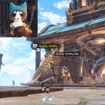 Monster Hunter Rise (MH Rise) - Buddy Smithy Bis Location