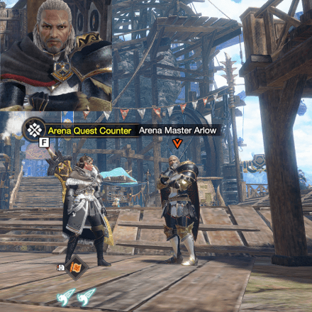 Monster Hunter Rise (MH Rise) - Arena Master Arlow Location