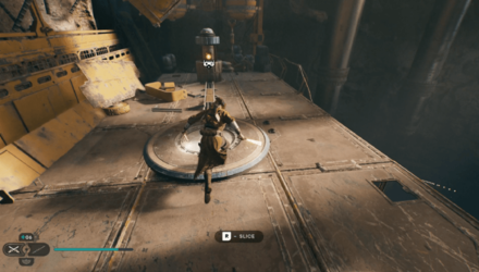 Jedi Survivor Derelict Dam Yellow Platform - Spawn Roller Mines