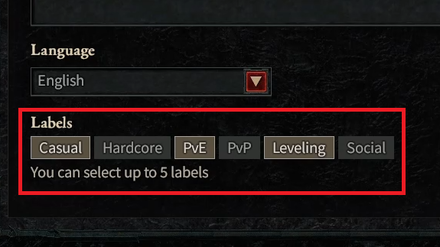 Diablo 4 - Clan Labels