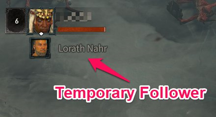 Diablo 4 - Lorath Nahr as Temporary Follower