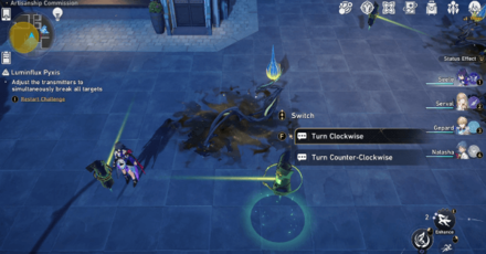 Honkai Star Rail - How to Solve the Luminflux Pyxis Puzzle 3 Step 1