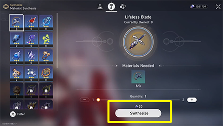 Honkai Star Rail - Material Synthesis Hit Synthesize