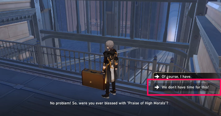 Honkai Star Rail - Suitcase Dialogue