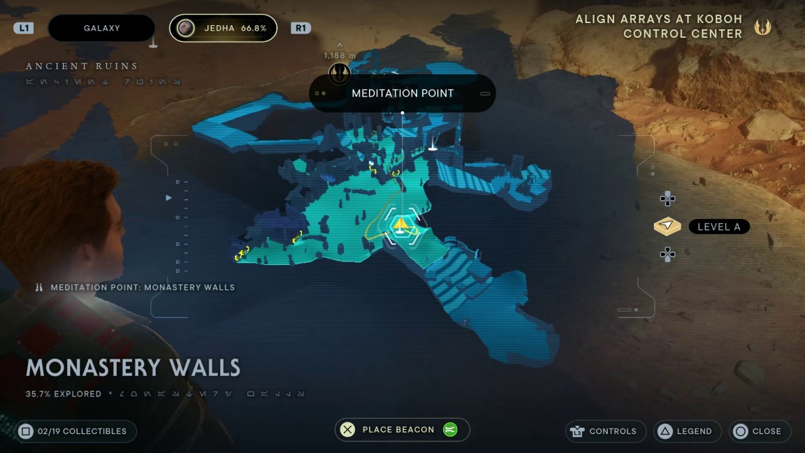 Jedi Survivor Monastery Walls Meditation Circle