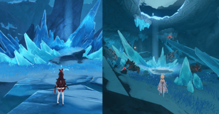 Genshin - In the Mountains Walkthrough - Thaw All the Shards Out
