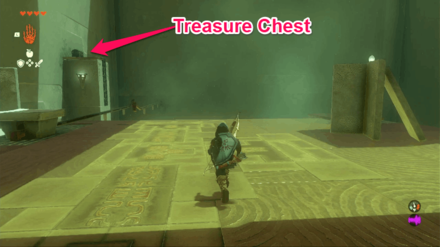 Zelda TotK - Runakit Shrine Treasure Chest 1 Location