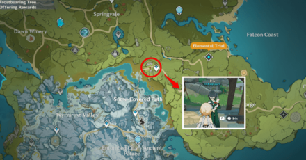 Genshin - How to Unlock In the Mountains - Talk to Iris