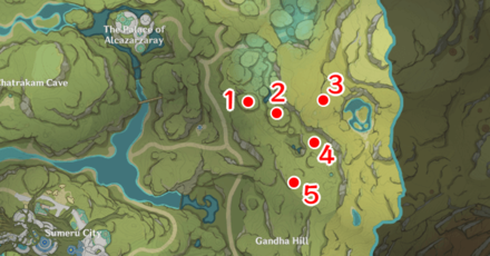 Genshin - Sumeru Ley Line Outcrop - Mawtiyima Forest