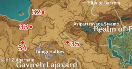 Genshin - Sumeru Ley Line Outcrop - Girdle of the Sands