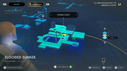 Fallen Order - Coated Metal Map Image