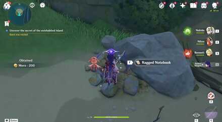 Genshin - Read the Ragged Notebook