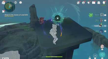 Genshin - How to Disperse the Wind Clusters 5