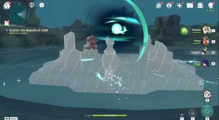 Genshin - How to Disperse the Wind Clusters  7