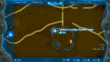 Tears of the Kingdom - Lookout Landing Skyview Tower