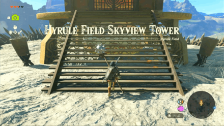 Hyrule Field Skyview Tower Overworld Image
