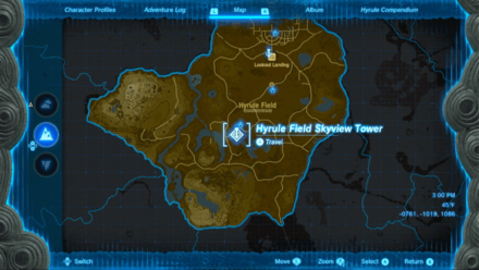 Tears of the Kingdom - Hyrule Field Skyview Tower