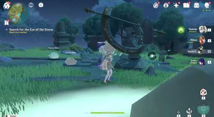 Genshin - Find and Disperse the Wind Clusters