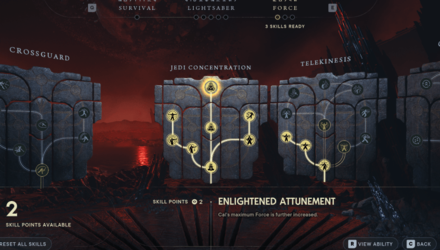 Jedi Survivor XP Farm - Attunement Skill