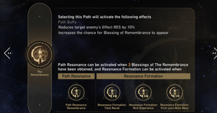 Star Rail - Path Resonance The Remembrance