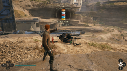 Jedi Survivor - Rebel Paint In Game Location