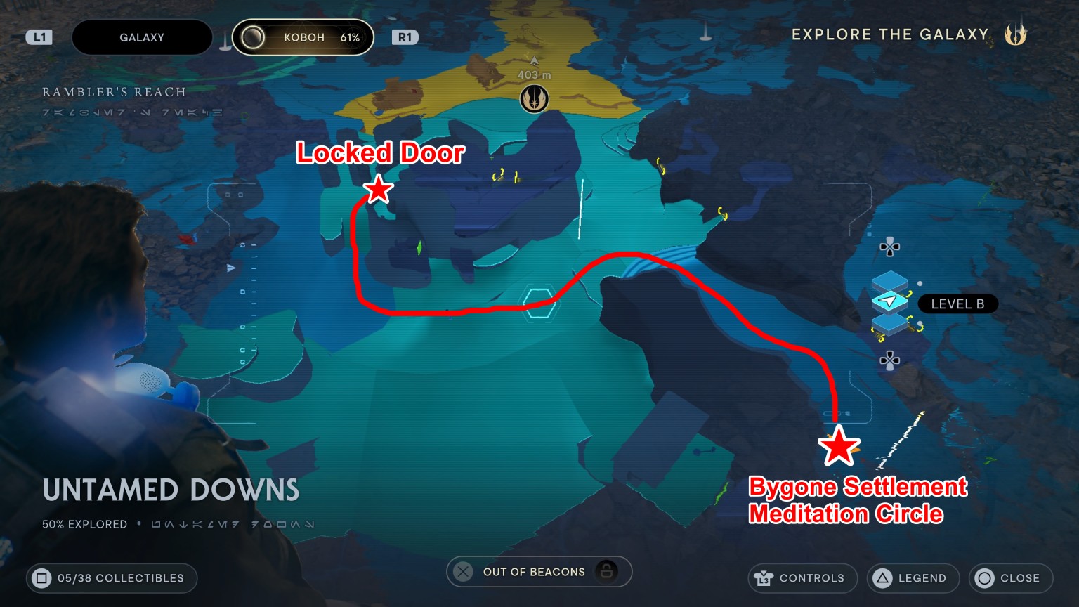 Untamed Downs Locked Door