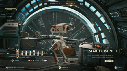 Jedi Survivor Starter Paint